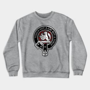 Clan MacBean | MacBain Crest & Tartan Crewneck Sweatshirt